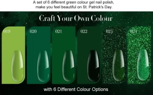 Nail Polish Green Color Plastic Suit