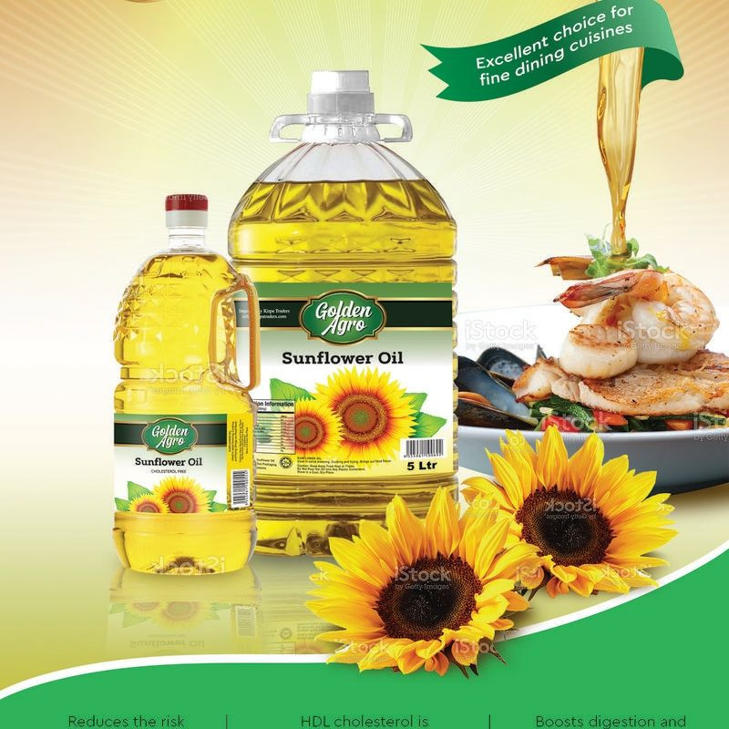 Buy Premium Grade Sunflower Oil With Cholesterol Free from EXALTED