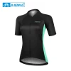 INBIKE Women Sport Thin Shirts Short Sleeve Zipper Breathable MTB Bike Road Bicycle Cycling Jersey JS301