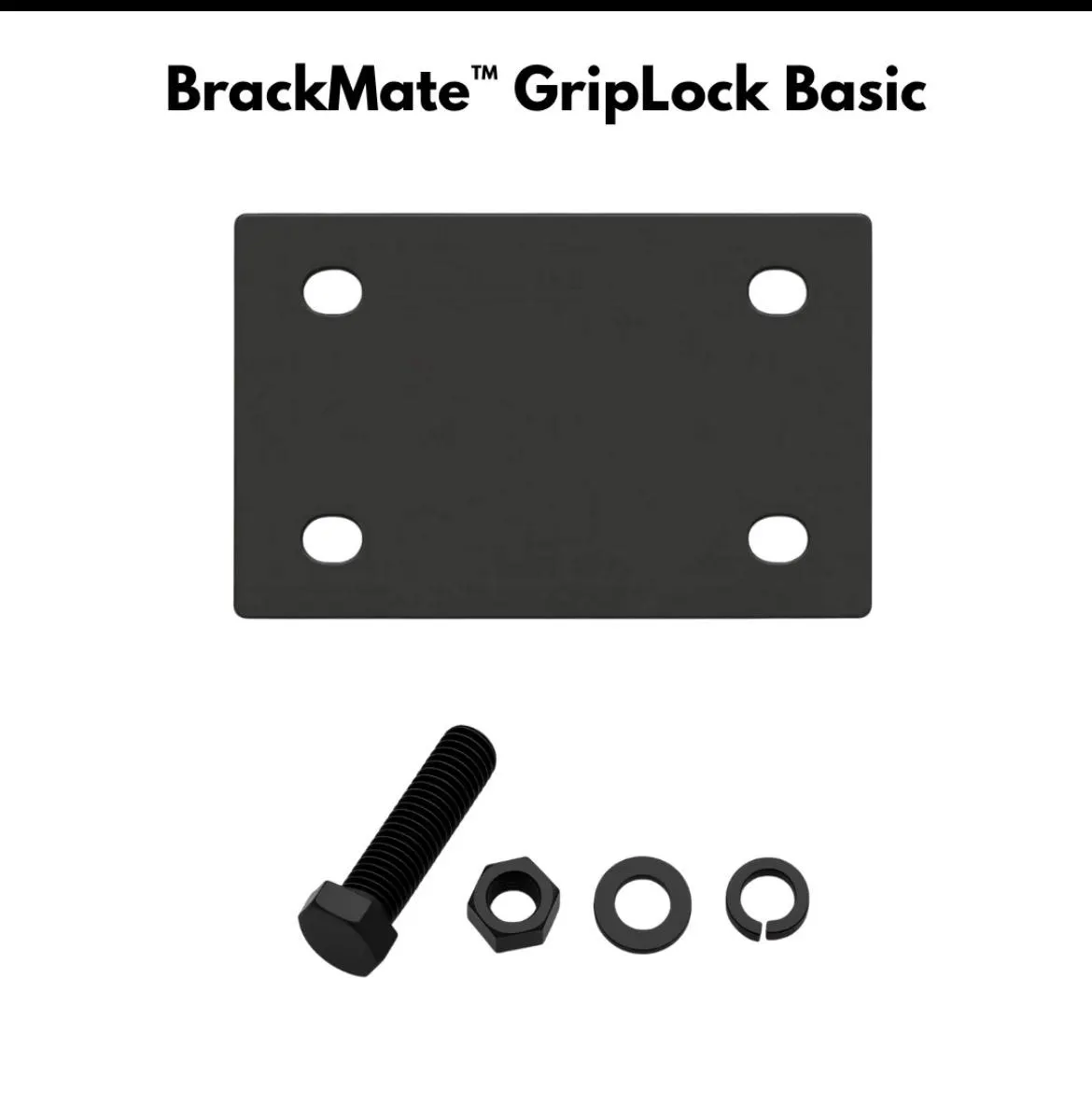 Buy Steel Flat Bracket – Standard Mounting Plate (basic Series) from ...