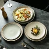 Kiln-Fired Special Dinner Plate | Unique Ceramic Tableware for Elegant Dining