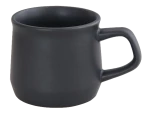 Customized solid black ceramic coffee mug with brand logo factory
