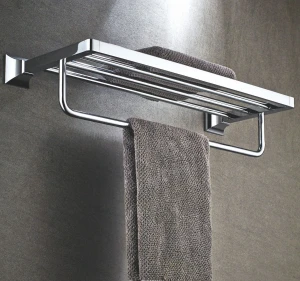Contemporary Towel Racks With Chrome Finish