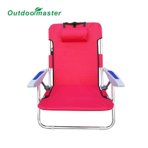 4 Position Adjustable Backpack Beach Chair