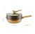 Import 30/32cm Titanium Bird Micro-Pressure Non-Stick Wok, Hibiscus Purple & Light Crimson Household Cooking Pan from China