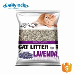Bentonite Cat Litter Wholesale Arena Para Gatos Hot Sell Lavender fragrance cat sand cat litter