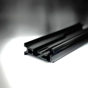 Metal Punched Part with Stamped Rail, Made of Aluminum Extrusion Material