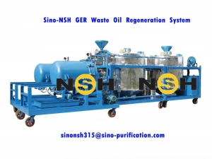 Used oil recycling machine for engine oil motor oil etc
