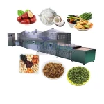Industrial breadcrumbs yellow mealworms lotus leaves coffee beans rice bran microwave dryer, tunnel food microwave dryer