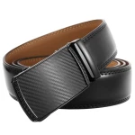 Custom Logo Men's Slide Ratchet Belt - Genuine Leather Belts For Men