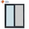 BARON Australian Glass & Window Association Australian Standards Double Glazed Aluminum Sliding Windows In Powder Coated Finish