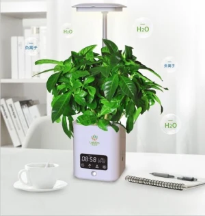 Green Plant with Eye Protection, Air Refresh Bluetooth Flowerpot Speaker
