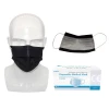Wholesale Protective Facial Mask Non-woven 3 Ply Disposable Face Mask Black
