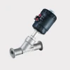 Hygienic Sanitary Tri-Clamp Angle Seat Valve with Pneumatic Actuator