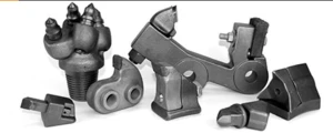 Customized oem precision cast, CNC machined, alloy steel carbon steel parts bits via pan@casting-aluminum.com