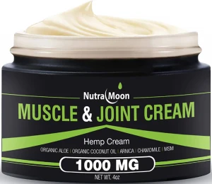 Hemp Cream For Pain Relief  Muscle & Joint Cream 1000 MG Made In The USA 8 OZ Organic Hemp Muscle & Joint Cream 1000 MG Made In The USA 4 OZ