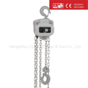 Chain hoist  with heavy load chain