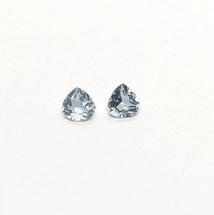 Heart Shaped Aquamarine, Blue Aquamarine Faceted, Heart cut Aquamarine, Gemstone for Jewelry making