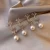 Import New Animal Earrings Christmas Shiny Diamond Earrings Temperament Pearl Fawn Earrings from China