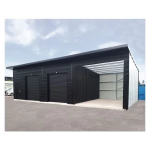 Prefabricated Steel Structures Commercial Warehouse / Steel Metal Buildings Sheds Construction