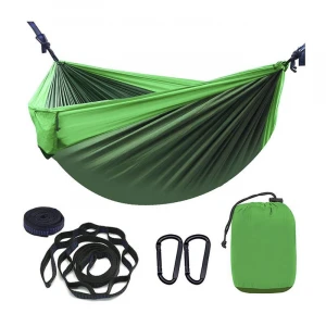 outdoor nylon portable hammock camping with carry bag
