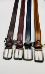 Profile leather Belt