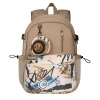 Stylish Trendy School bag Graffiti backpack Large-capacity Student Schoolbag
