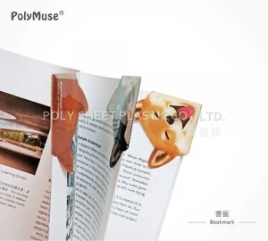 [PolyMuse] Corner Bookmark-Dog-PP 0.18mm-high resolution printing-Made In Taiwan