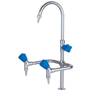 Deck mounted  , swing gooseneck ,triple  putlet  faucet