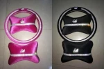 Golden Velvet Headrest Set