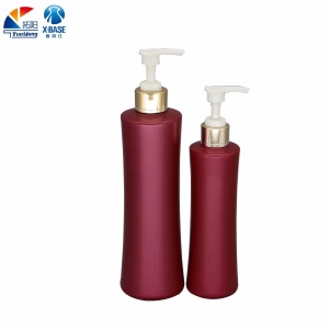 Daily Chemical Shampoo Shower Gel PE Plastic Bottle Support Customization- with Pump Head