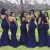 Import African Dark Blue Mermaid Bridesmaid Dresses Sexy Spaghetti Straps Sweetheart Maid of Honor Gowns Satin Custom Made Wedding Guest Dress from China