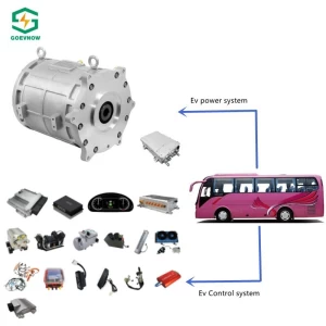 Goevnow 80kw ac motor controller BMS VCU OBD DC/DC PDU electric car conversion complete kit for city bus