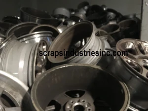 Scrap aluminum wheels, aluminum wheel scrap
