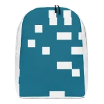Pattern Art 2 Abstract blue backpack