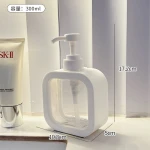 500ml disposable gel plastic square bottle pe disinfectant hand sanitizer bottle press alcohol spray bottle packaging