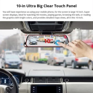 10" 4G ADAS Car DVR Mirror WIFI Smart Car Camera Android 5.1 Dual lens Rear View DVR 1080P Video Recorder Dash cam GPS