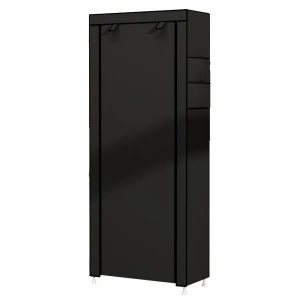 10 Tiers Heavy Duty Shoe Cabinet Tower Storage Organizer Shoe Rack Stand 58 x 28 x 170cm with Fabric Dustp