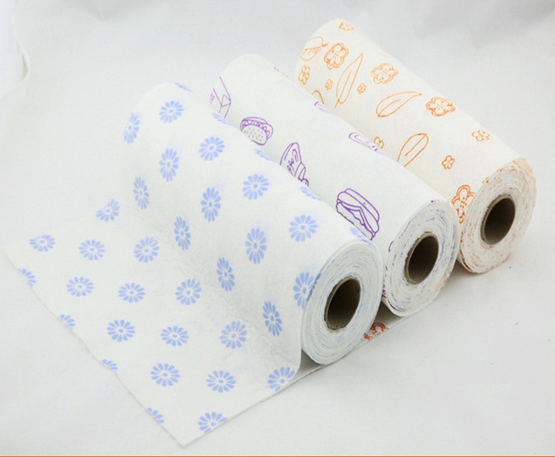 100% bamboo fiber needle punched nonwoven fabric kitchen cleaning  towel