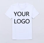 100% cotton white t shirts, customized t shirts custom printing, breathable plain t-shirts for men
