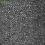 100% Polyester Woven Shiny Metallic Tweed Fabric