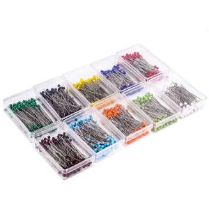 100pcs Sewing Pins Ball Glass Head Pins Straight Quilting Pins Dressmaking Jewelry DIY Craft Decoration Sewing Supplies