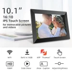 10.1 Inch 16GB WiFi Digital Photo Frame with HD IPS Display Touch Screen - Share Moments Instantly via Frameo App from Anywhere
