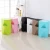 Import 10.5L 14L Colorful small square stackable plastic trash bin corner waste bin for kitchen bathroom saving space from China