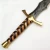 Import 1095/15N20 ALLOY STEELS CUSTOM HAND MADE DAMASCUS HUNTING SWORD WITH ROSE WOOD AND OLIVE WOOD HANDLE from Pakistan