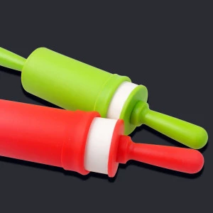 10CM roller silicone rolling pin PP handle i roller flour pressure