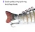 Import 10cm/15.3g Swimbait Swimming Lifelike Joint Bait Wobblers 7 Segments Swimbait Bass Jointed Fishing Lures from China