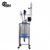 10L Glass Reactor, jacked ,double layer Chemical machine S212-10L