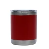 10oz 18/8 Stainless Steel Tumbler Lowball Cup Coffee Mug Double wall vacuum Large Capacity Sports Drinkware with lid