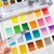 12 24 36 48 Colors Portable Artist  Watercolor Paints Pigment Cake Half Pans Foldable Tin Box Solid Water Color Paint Set Kit